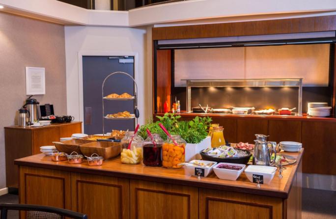 West Plaza Hotel Buffet Breakfast
